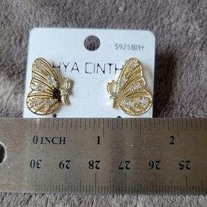 New butterfly earrings